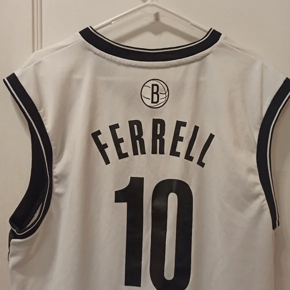 Adidas Nba Brooklyn Nets Ferrell #10 Jersey Mens Size Large - Picture 11 of 16